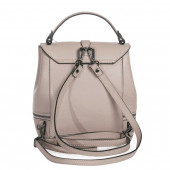 Rucsac dama din piele naturala DiAmanti Enna Rose Taupe